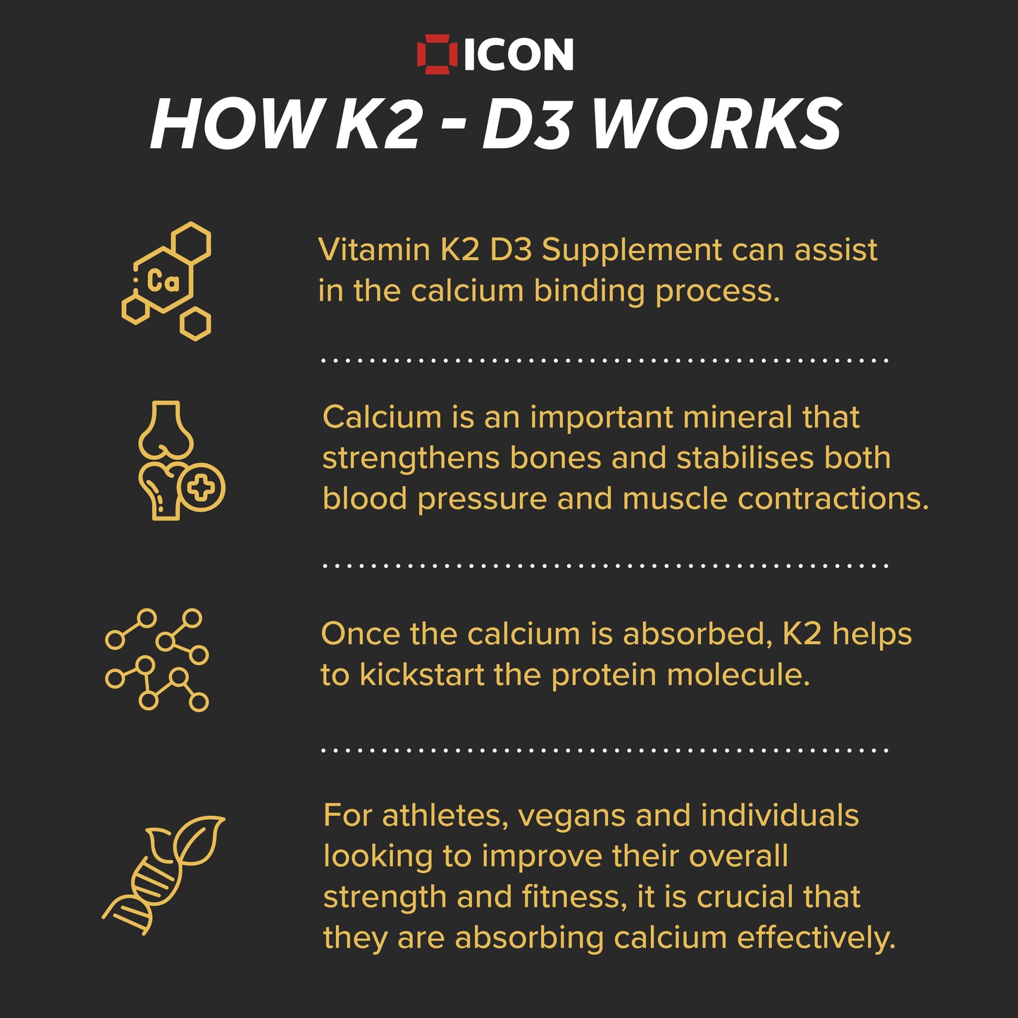 Vitamin K2 D3 Supplement (180 Serv)