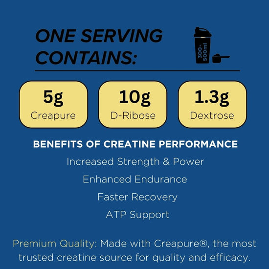 Creatine Performance (30 Serv.) | D-ribose, Creapure (Creatine) & Dextrose